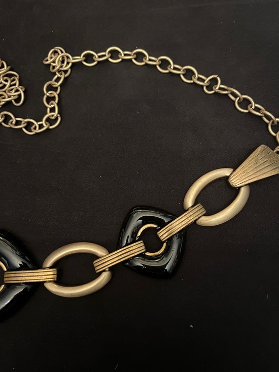 Chico’s Chain Belt Black Brass main image 4